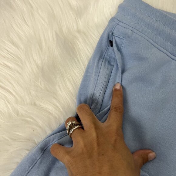 Alphalete Womens XL Light Blue Soft Pull On Shorts Sporty Lounge - Picture 3 of 7
